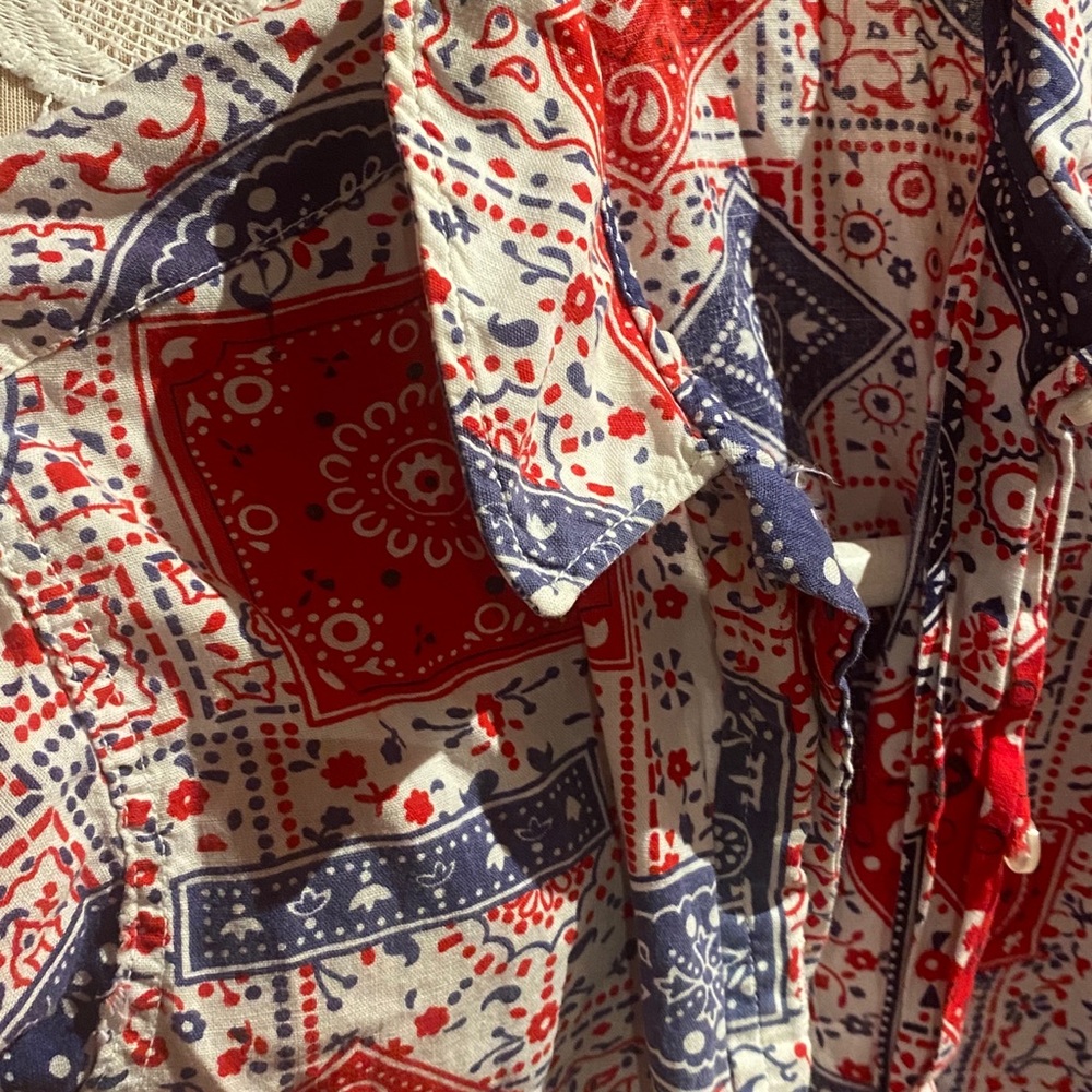 Vintage 70s cotton top - Picture 2 of 3